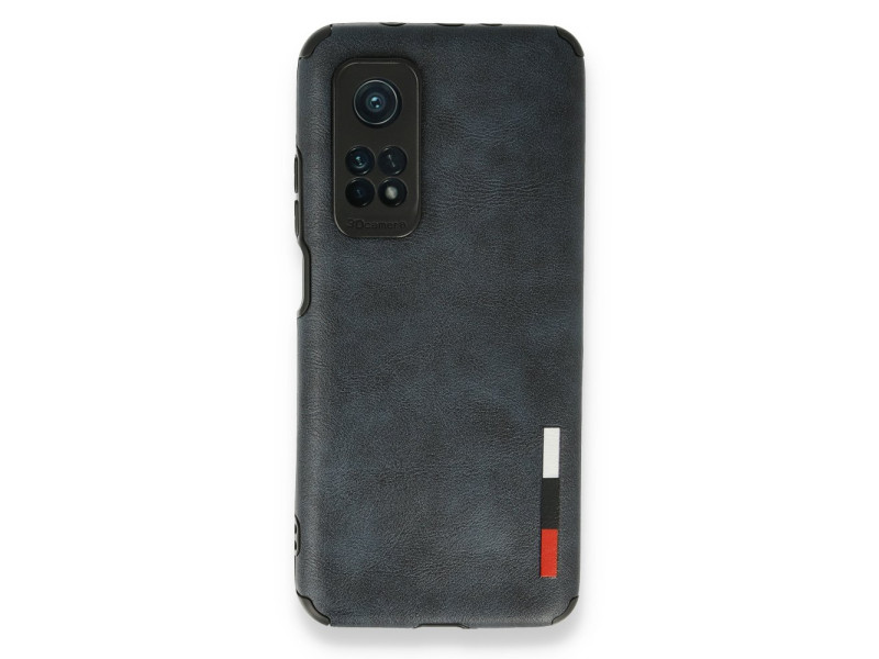Newface Xiaomi Mi 10T Pro Kılıf Loop Deri Silikon - Lacivert