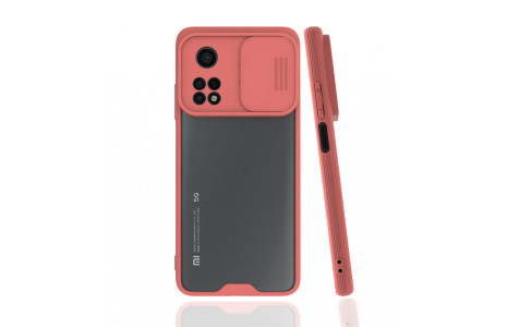 Newface Xiaomi Mi 10T Pro Kılıf Platin Kamera Koruma Silikon - Pembe