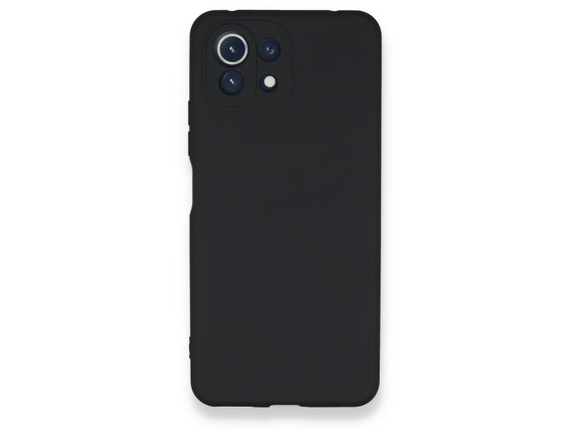 Newface Xiaomi Mİ 11 Lite Kılıf Nano içi Kadife Silikon - Lacivert