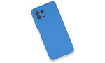Newface Xiaomi Mİ 11 Lite Kılıf Nano içi Kadife Silikon - Mavi