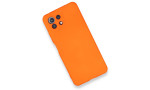 Newface Xiaomi Mİ 11 Lite Kılıf Nano içi Kadife Silikon - Turuncu