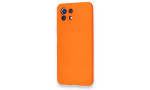 Newface Xiaomi Mİ 11 Lite Kılıf Nano içi Kadife Silikon - Turuncu