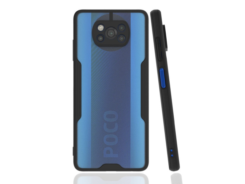 Newface Xiaomi Pocophone X3 Pro Kılıf Platin Silikon - Siyah
