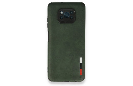 Newface Xiaomi Pocophone X3 Pro Kılıf Loop Deri Silikon - Yeşil