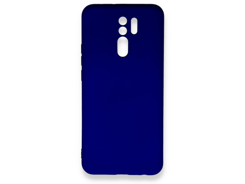 Newface Xiaomi Redmi 9 Kılıf Nano içi Kadife Silikon - Lacivert