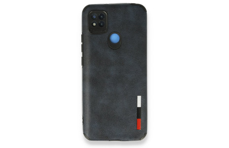 Newface Xiaomi Redmi 9C Kılıf Loop Deri Silikon - Lacivert
