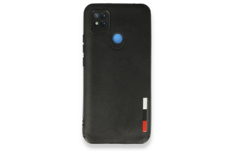 Newface Xiaomi Redmi 9C Kılıf Loop Deri Silikon - Siyah