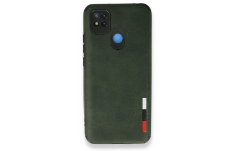 Newface Xiaomi Redmi 9C Kılıf Loop Deri Silikon - Yeşil