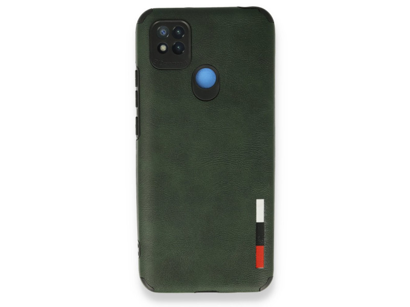 Newface Xiaomi Redmi 9C Kılıf Loop Deri Silikon - Yeşil