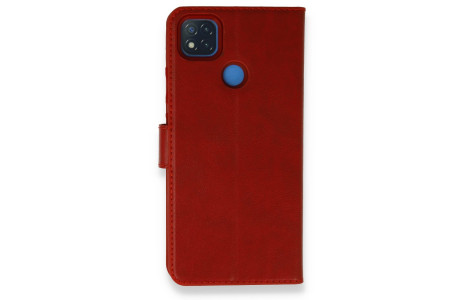 Newface Xiaomi Redmi 9C Kılıf Trend S Plus Kapaklı Kılıf - Kırmızı