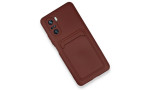 Newface Xiaomi Redmi K40 Pro Kılıf Kelvin Kartvizitli Silikon - Bordo