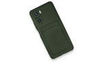 Newface Xiaomi Redmi K40 Pro Kılıf Kelvin Kartvizitli Silikon - Koyu Yeşil
