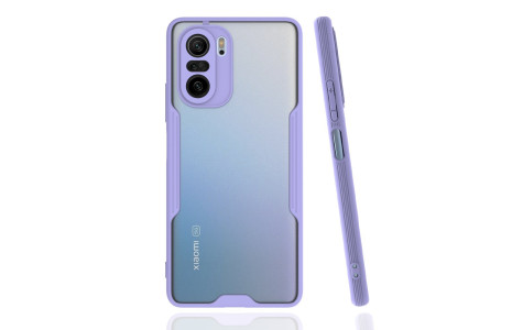 Newface Xiaomi Redmi K40 Pro Kılıf Platin Silikon - Lila