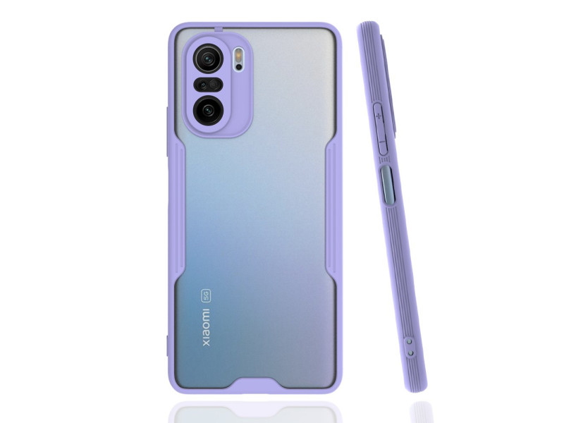 Newface Xiaomi Redmi K40 Pro Kılıf Platin Silikon - Lila