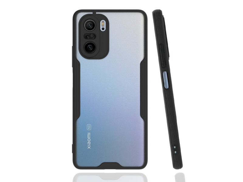 Newface Xiaomi Redmi K40 Pro Kılıf Platin Silikon - Siyah
