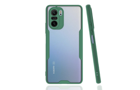 Newface Xiaomi Redmi K40 Pro Kılıf Platin Silikon - Yeşil