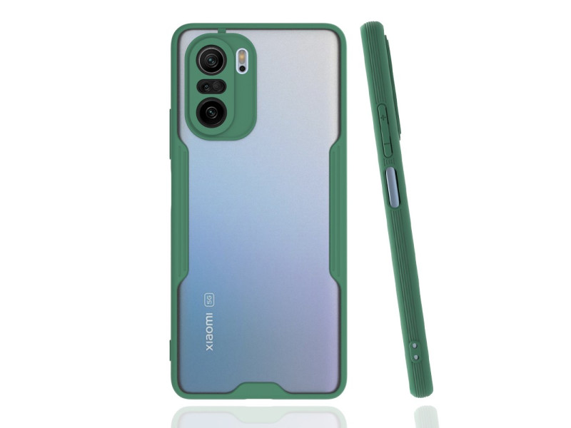 Newface Xiaomi Redmi K40 Pro Kılıf Platin Silikon - Yeşil