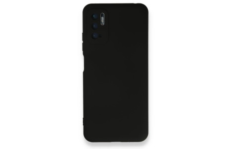 Newface Xiaomi Redmi Note 10 5G Kılıf Nano içi Kadife Silikon - Siyah