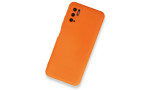 Newface Xiaomi Redmi Note 10 5G Kılıf Nano içi Kadife Silikon - Turuncu