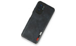 Newface Xiaomi Redmi Note 10 Kılıf Loop Deri Silikon - Lacivert