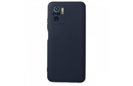 Newface Xiaomi Redmi Note 10 Kılıf Nano içi Kadife Silikon - Lacivert