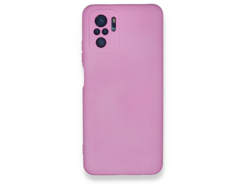 Newface Xiaomi Redmi Note 10 Kılıf Nano içi Kadife Silikon - Pembe