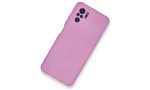 Newface Xiaomi Redmi Note 10 Kılıf Nano içi Kadife Silikon - Pembe