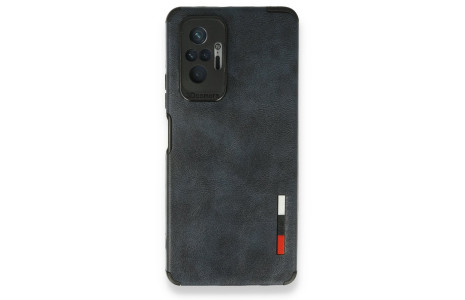 Newface Xiaomi Redmi Note 10 Pro Kılıf Loop Deri Silikon - Lacivert