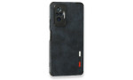 Newface Xiaomi Redmi Note 10 Pro Kılıf Loop Deri Silikon - Lacivert