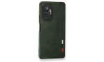 Newface Xiaomi Redmi Note 10 Pro Kılıf Loop Deri Silikon - Yeşil