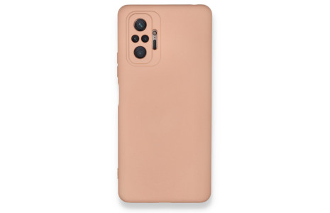 Newface Xiaomi Redmi Note 10 Pro Kılıf Nano içi Kadife Silikon - Pudra