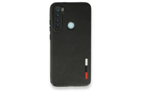 Newface Xiaomi Redmi Note 8 Kılıf Loop Deri Silikon - Siyah