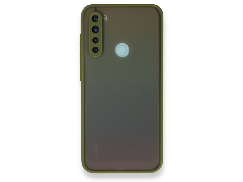 Newface Xiaomi Redmi Note 8 Kılıf Montreal Silikon Kapak - Açık Yeşil