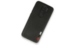 Newface Xiaomi Redmi Note 8 Pro Kılıf Loop Deri Silikon - Siyah