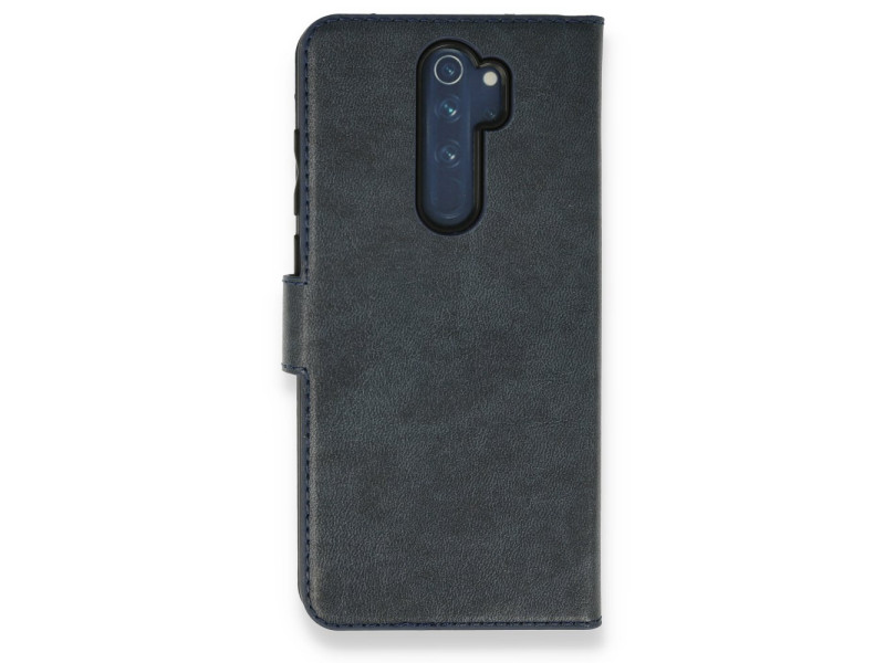 Newface Xiaomi Redmi Note 8 Pro Kılıf Trend S Plus Kapaklı Kılıf - Lacivert