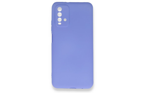 Newface Xiaomi Redmi Note 9 4G Kılıf First Silikon - Lila