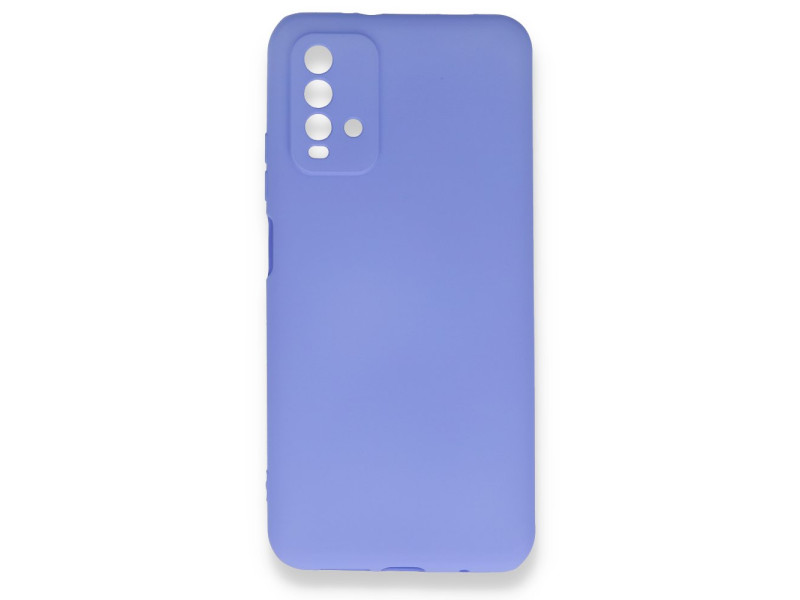 Newface Xiaomi Redmi Note 9 4G Kılıf First Silikon - Lila