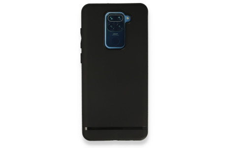 Newface Xiaomi Redmi Note 9 Kılıf First Silikon - Siyah