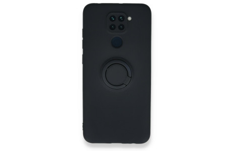 Newface Xiaomi Redmi Note 9 Kılıf Viktor Yüzüklü Silikon - Lacivert