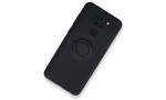 Newface Xiaomi Redmi Note 9 Kılıf Viktor Yüzüklü Silikon - Lacivert