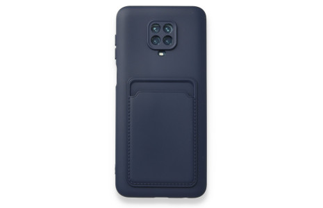 Newface Xiaomi Redmi Note 9S Kılıf Kelvin Kartvizitli Silikon - Lacivert