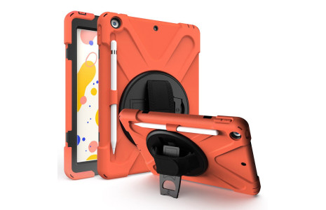 Newface iPad 9.7 (2018) Kılıf Amazing Tablet Kapak - Turuncu