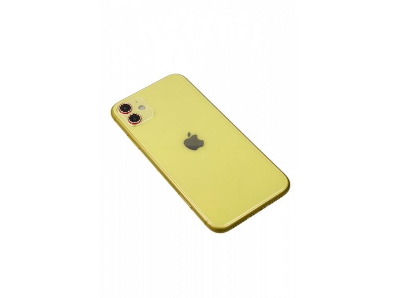 Newface iPhone 11 Diamond Kamera Lens - Kırmızı