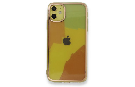 Newface iPhone 11 Kılıf Çiçekli Silikon - Buz Mavi