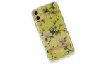 Newface iPhone 11 Kılıf Çiçekli Silikon - Gümüş