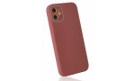 Newface iPhone 12 Kılıf Glass Kapak - Bordo