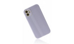 Newface iPhone 12 Kılıf Glass Kapak - Lila