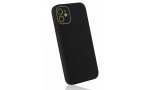 Newface iPhone 12 Kılıf Glass Kapak - Siyah