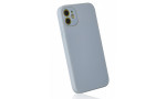 Newface iPhone 12 Kılıf Glass Kapak - Sky Blue