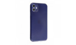Newface iPhone 11 Kılıf Karbon PP Silikon - Mavi
